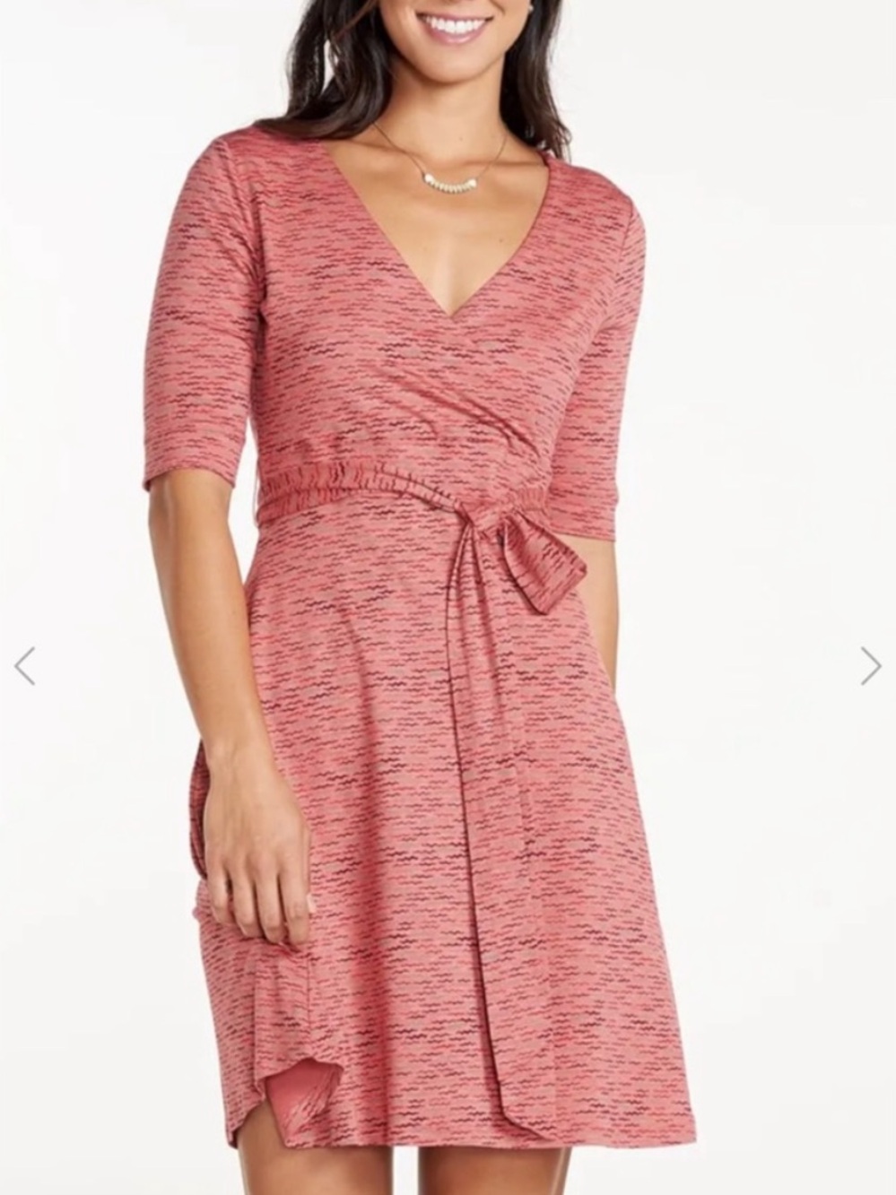Toad&Co Cue Wrap Cafe Dress Medium